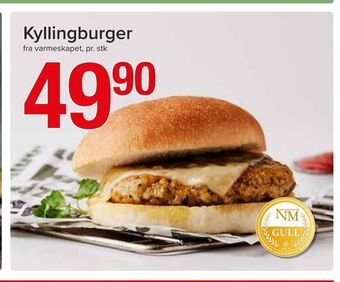 Spar Kyllingburger tilbud