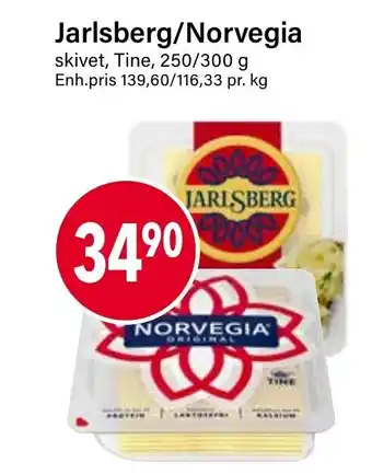 Nærbutikken Jarlsberg/norvegia tilbud
