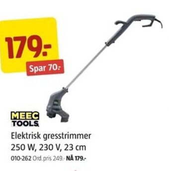Jula Elektrisk gresstrimmer 250 W, 230 V, 23 cm tilbud