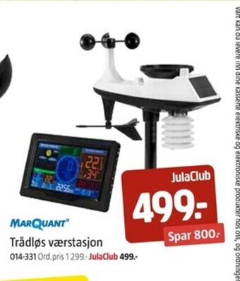 Jula Trådløs værstasjon tilbud