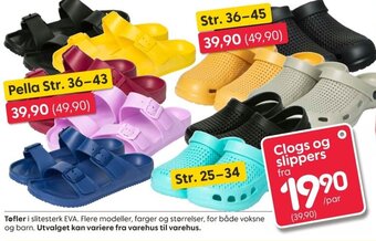 Rusta Tøfler tilbud