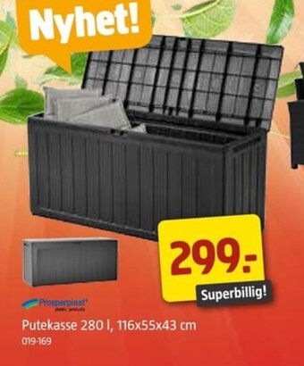 Jula Putekasse 280 I, 116x55x43 cm tilbud