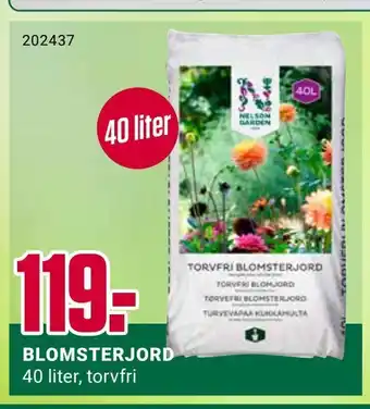 Europris Blomsterjord tilbud