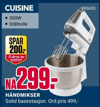 Europris HÅNDMIKSER tilbud