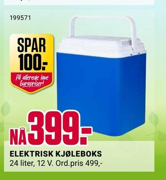 Europris Elektrisk kjøleboks tilbud