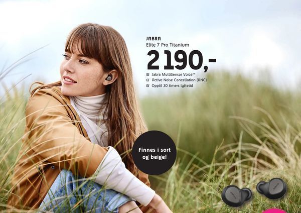 ELON Jabra Elite 7 Pro Titanium tilbud