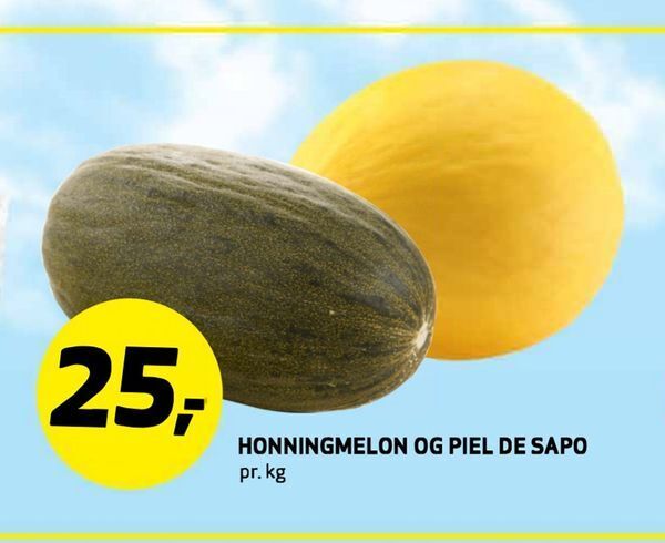 Bunnpris Honningmelon og piel de sapo tilbud