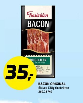 Bunnpris Bacon original tilbud
