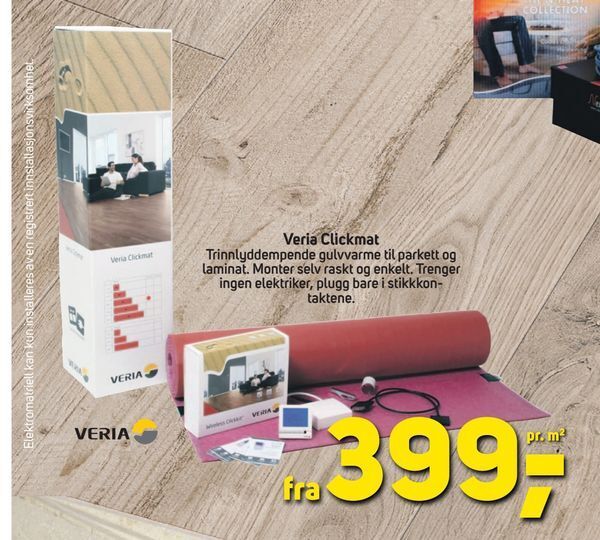 Megaflis Veria Clickmat tilbud