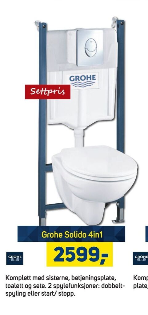 Megaflis Grohe Solido 4in1 tilbud