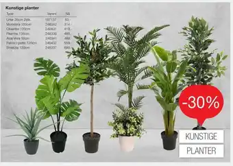 Staples Kunstige planter tilbud