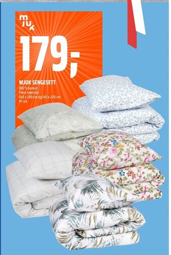 Coop Obs Mjuk sengesett tilbud
