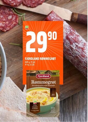 Coop Obs Fjordland rømmegrøt tilbud
