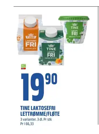 Coop Obs Tine laktosefri lettrømme/fløte tilbud