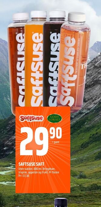Coop Obs Saftsuse saft tilbud