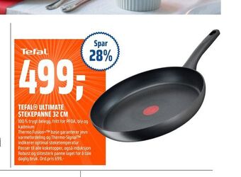 Coop Obs Tefal® ultimate stekepanne 32 cm tilbud