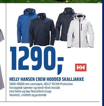 Coop Obs Helly hansen crew hooded skalljakke tilbud