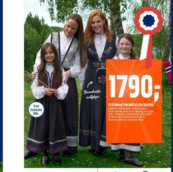 Coop Obs Festdrakt ingrid eller solveig tilbud