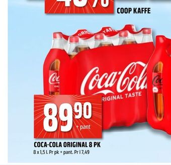 Coop Obs Coca-cola original 8 pk tilbud