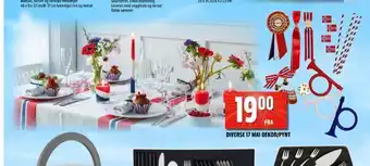 Coop Obs Diverse 17 mai dekor/pynt tilbud