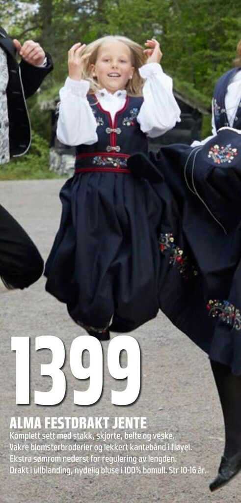 Coop Obs Alma festdrakt jente tilbud