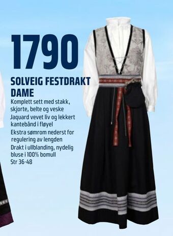 Coop Obs Solveig festdrakt dame tilbud
