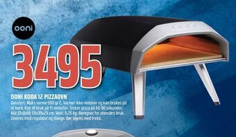 Coop Obs Ooni koda 12 pizzaovn tilbud
