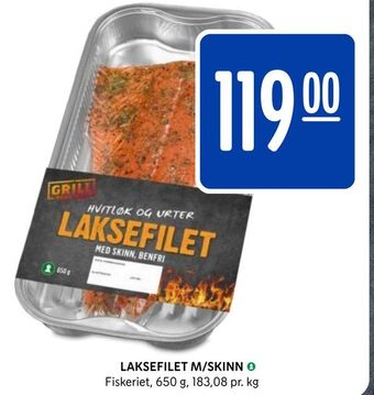 Rema 1000 Laksefilet m/skinn tilbud