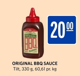 Rema 1000 Original bbq sauce tilbud