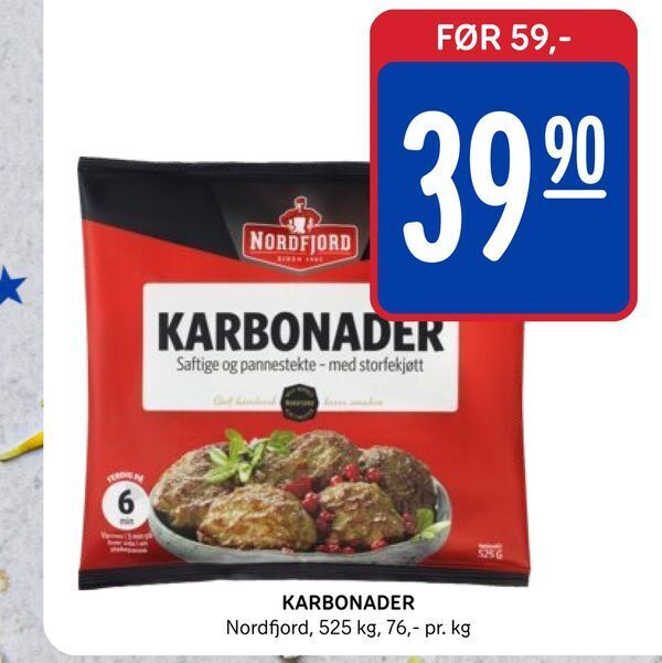 Rema 1000 Karbonader tilbud