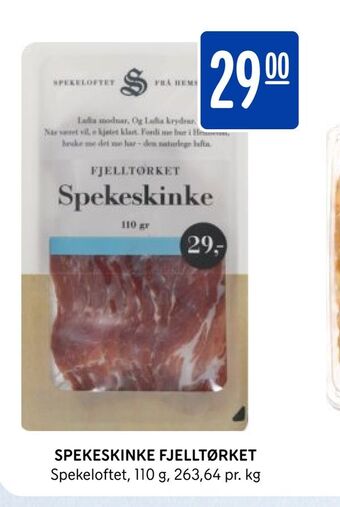 Rema 1000 Spekeskinke fjelltørket tilbud