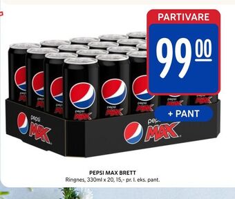 Rema 1000 Pepsi max brett tilbud