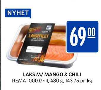 Rema 1000 Laks m/ mango & chili tilbud