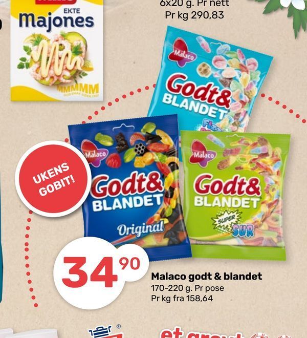 Coop Marked Malaco godt & blandet tilbud