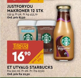 Et utvalg starbucks
