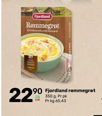 Coop Marked Fjordland rømmegrøt tilbud