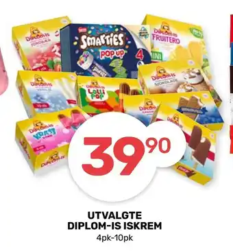 Coop Marked Utvalgte diplom-is iskrem tilbud