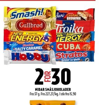 Nidar småsjokolader