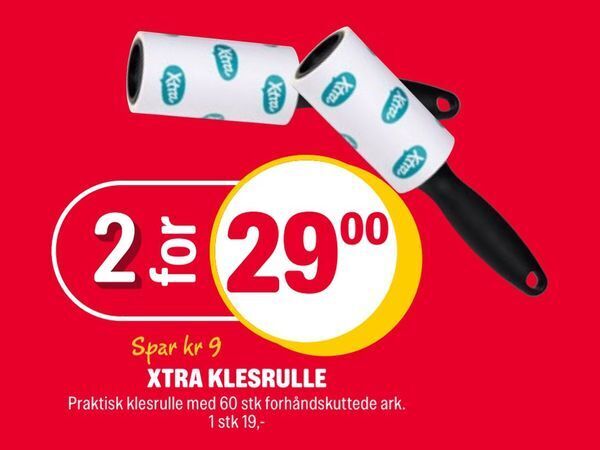Coop Extra Xtra klesrulle tilbud
