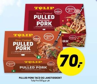 Bunnpris Tulip pulled pork tilbud