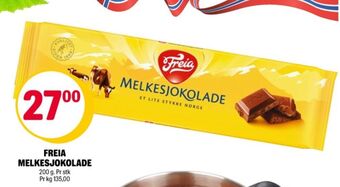 Coop Extra Melkesjokolade sjokoladeplate tilbud