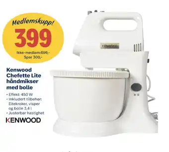 Coop Extra Kenwood håndmikser tilbud