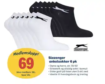 Coop Extra Slazenger sokker tilbud