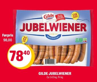 Coop Extra Gilde wienerpølser tilbud