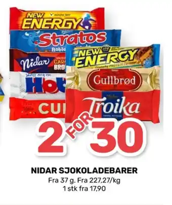 New energy sjokoladebar
