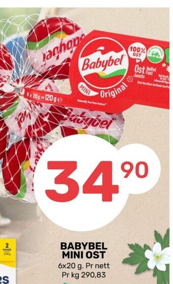 Coop Marked Babybel ost tilbud