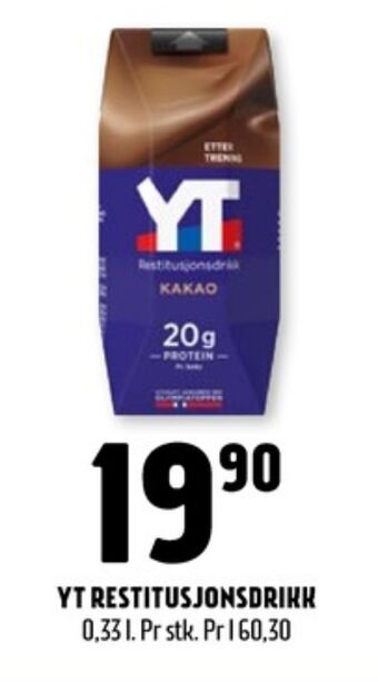 Coop Prix Yt restitusjonsdrikk tilbud