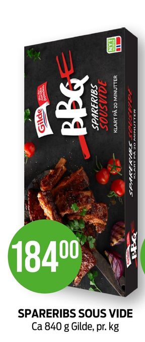 Kiwi Spareribs sous vide tilbud