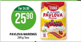 Kiwi Pavlova marengs tilbud
