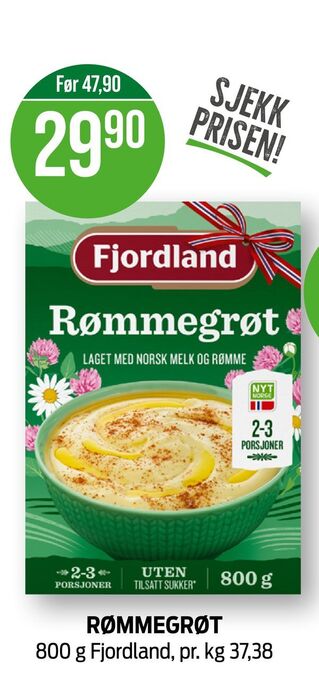 Kiwi Rømmegrøt tilbud